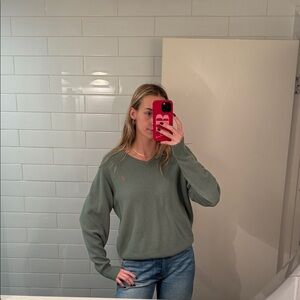 Ralph Lauren Green V-Neck Sweater
